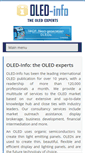 Mobile Screenshot of oled-info.com
